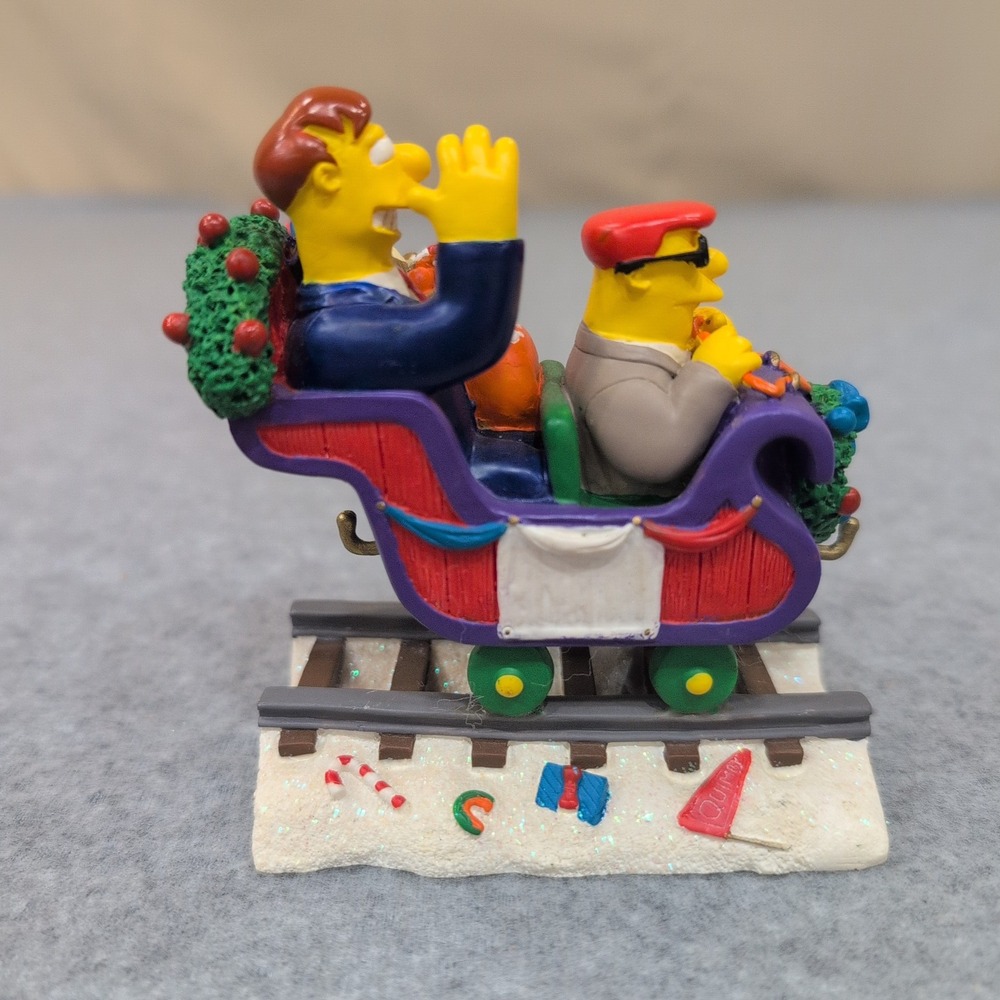 The‎ Simpsons Christmas Express Mayor Quimby Vote Quimby Sleigh Figurine 2004 - Picture 4 of 6